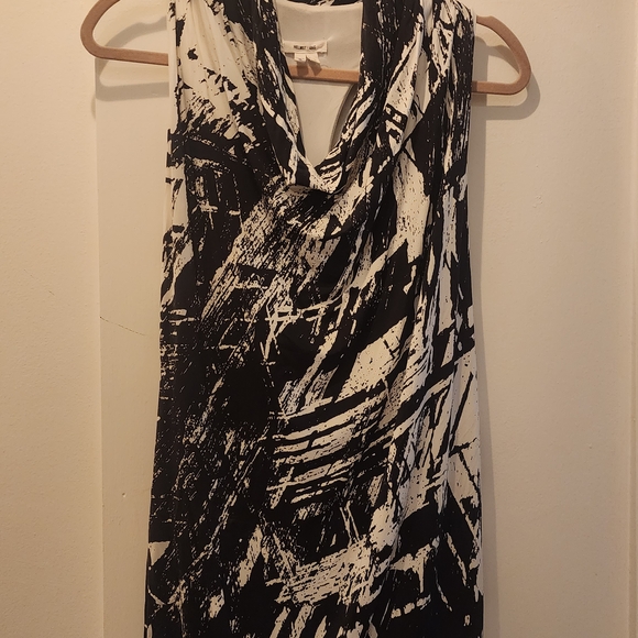Helmut Lang Monochrome Abstract Sleeveless Top - Picture 1 of 5